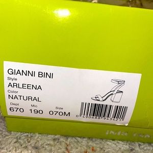 Gianni Bini Leopard Print Block Heels Size 7